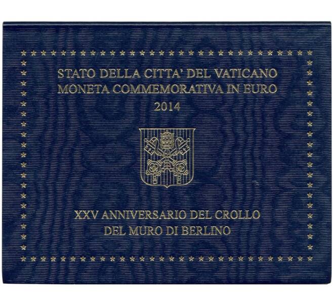 Монета 2 евро 2014 года Ватикан «25 лет падению Берлинской стены» (в блистере) (Артикул: M2-65913)