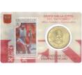 Монета 50 евроцентов 2015 года Ватикан (в блистере с почтовой маркой) (Артикул: M2-65923) — Фото №1