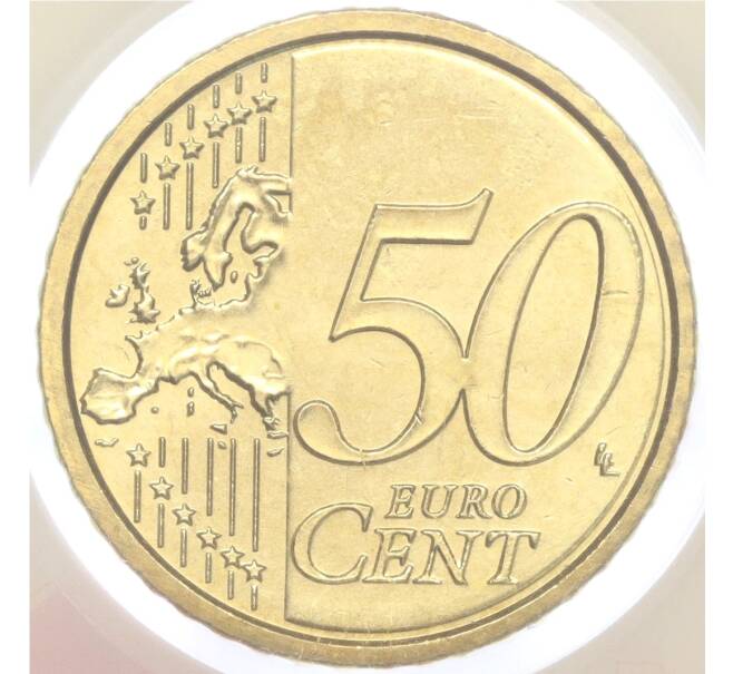 Монета 50 евроцентов 2015 года Ватикан (в блистере с почтовой маркой) (Артикул: M2-65923)