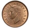Монета 1/4 пенни (1 фартинг) 1952 года Британская Южная Африка (Артикул K1-4747)