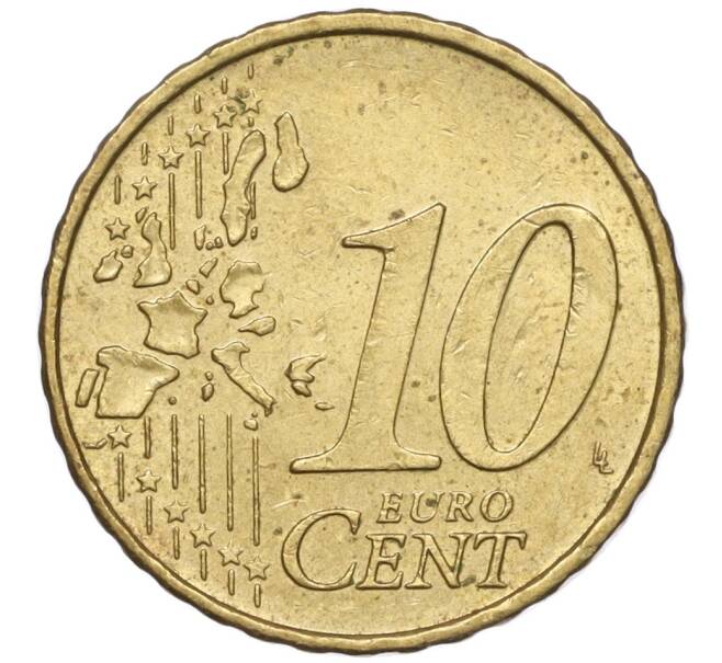 Монета 10 евроцентов 2002 года G Германия (Артикул K11-96850)