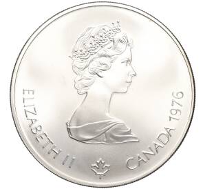 5 долларов 1976 года Канада «XXI летние Олимпийские Игры 1976 в Монреале — Фехтование» — Фото №2