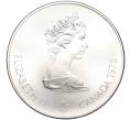 Монета 5 долларов 1975 года Канада «XXI летние Олимпийские Игры 1976 в Монреале — Прыжки в воду» (Артикул M2-65954)