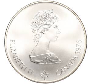 5 долларов 1976 года Канада «XXI летние Олимпийские Игры 1976 в Монреале — Олимпийский огонь» — Фото №2