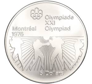 5 долларов 1976 года Канада «XXI летние Олимпийские Игры 1976 в Монреале — Бокс» — Фото №1