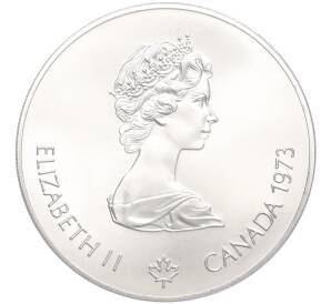5 долларов 1973 года Канада «XXI летние Олимпийские Игры 1976 в Монреале — Яхтинг в Кингстоне»