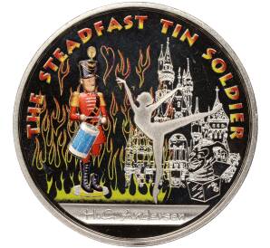 1 доллар 2010 года Фиджи «Сказки Андерсена — Стойкий оловянный солдатик» — Фото №1