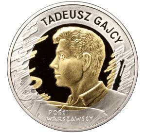 10 злотых 2009 года Польша «65 лет Варшавскому восстанию — Тадеуш Гайцы» — Фото №1