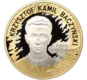 10 злотых 2009 года Польша «65 лет Варшавскому восстанию — Кшиштоф Камиль Бачинский» — Фото №1