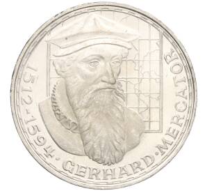 5 марок 1969 года Западная Германия (ГДР) «375 лет со дня смерти Герхарда Меркатора» — Фото №1