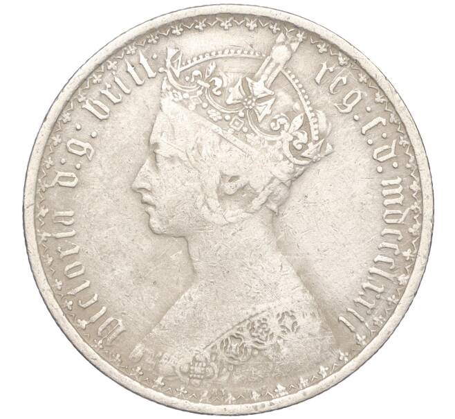 Монета 1 флорин (2 шиллинга) 1872 года Великобритания (Артикул: K11-97113) — Фото №1