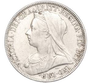 1 флорин (2 шиллинга) 1899 года Великобритания — Фото №2