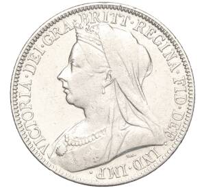 1 флорин (2 шиллинга) 1900 года Великобритания — Фото №2