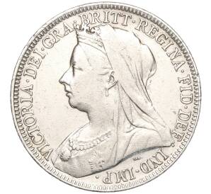 1 флорин (2 шиллинга) 1901 года Великобритания — Фото №2