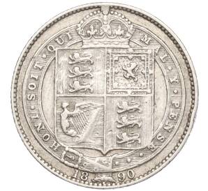 1 шиллинг 1890 года Великобритания — Фото №1