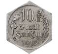 Монета 10 пфеннигов 1918 года Германия — город Заульгау (Нотгельд) (Артикул: K11-97138) — Фото №2