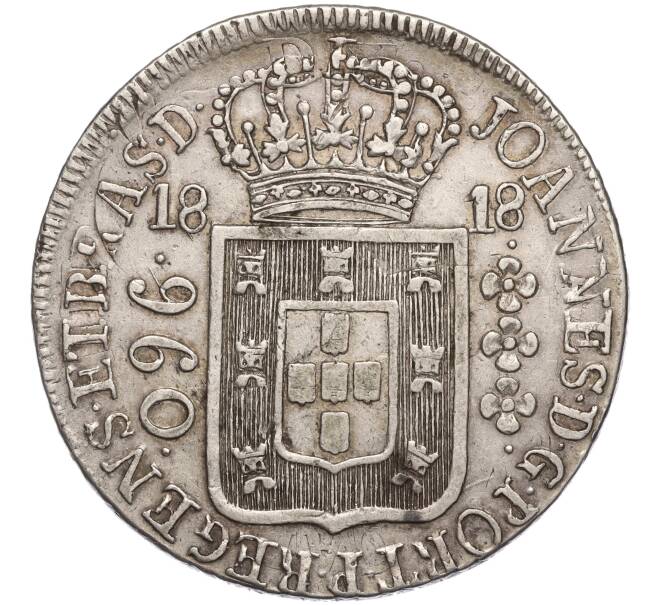 Монета 960 рейс 1818 года Бразилия (Артикул M2-66093)
