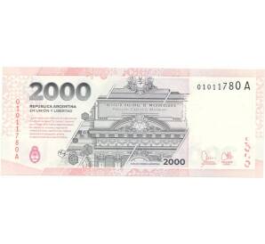 2000 песо 2023 года Аргентина