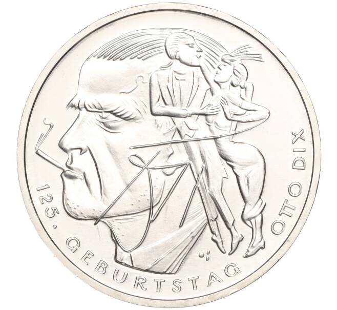 Монета 20 евро 2016 года Германия «125 лет со дня рождения Отто Дикса» (Артикул M2-66187)