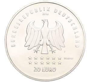 20 евро 2016 года Германия «175 лет Гимну Германии» — Фото №2