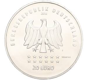 20 евро 2016 года Германия «175 лет Гимну Германии» — Фото №2