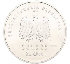 20 евро 2016 года Германия «175 лет Гимну Германии» — Фото №2