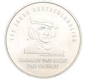 20 евро 2016 года Германия «175 лет Гимну Германии» — Фото №1