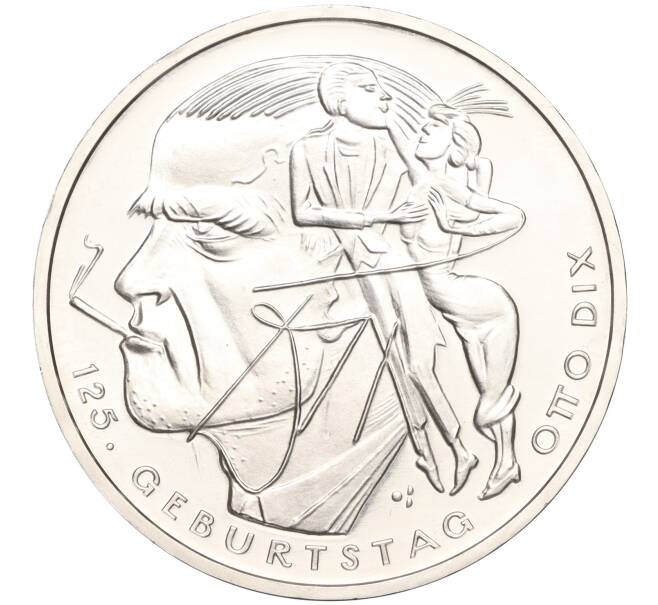 Монета 20 евро 2016 года Германия «125 лет со дня рождения Отто Дикса» (Артикул M2-66263)