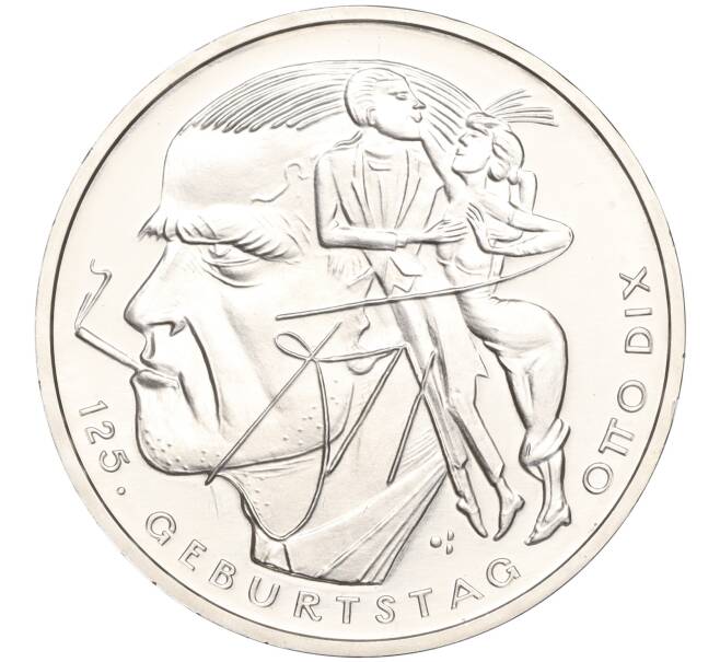 Монета 20 евро 2016 года Германия «125 лет со дня рождения Отто Дикса» (Артикул M2-66268)