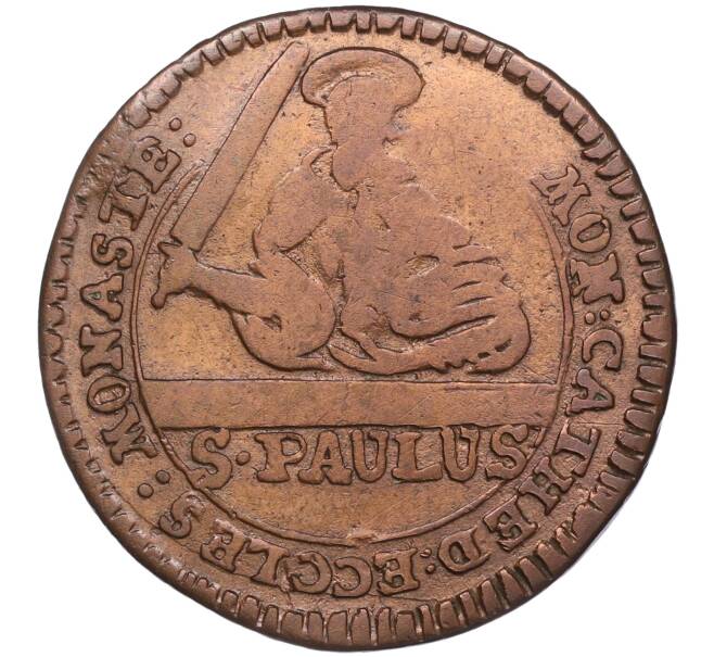Монета 3 пфеннига 1753 года Мюнстер (Артикул: K27-84020) — Фото №2