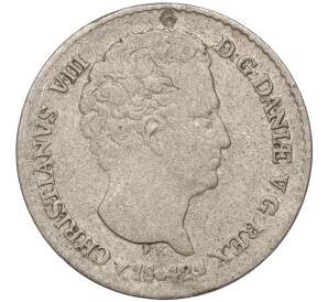 4 ригсбанкскиллинга (1 1/4 скиллинга) 1842 года Дания