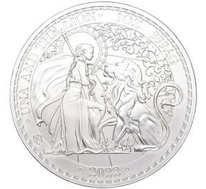 1 фунт 2022 года Остров Святой Елены «Уна и Лев» — Фото №1