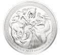 Монета 2 фунта 2022 года Остров Вознесения «Святой Георгий и Дракон» (Артикул M2-66271)