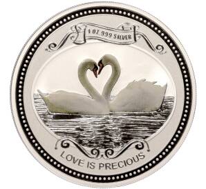 2 доллара 2008 года Острова Кука «Любовь это драгоценность» — Фото №1