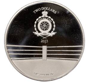 2 доллара 2023 года Ниуэ «Мухаммед Али» — Фото №2