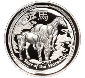 1 доллар 2014 года Австралия «Год лошади»