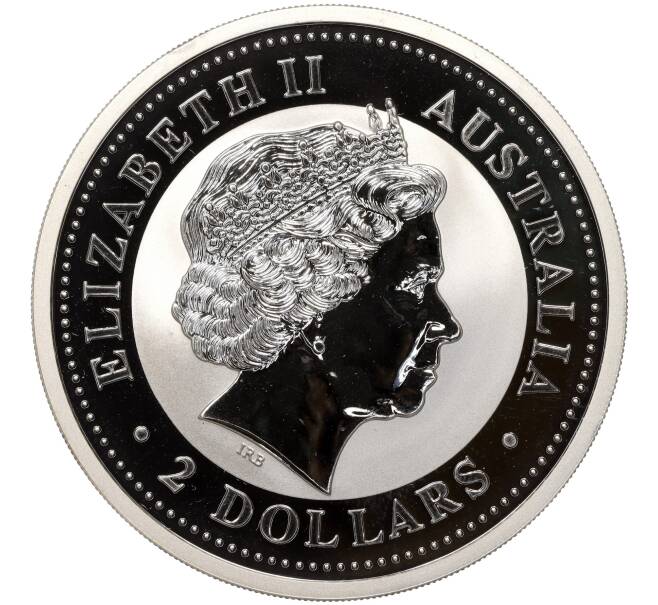 Монета 2 доллара 2004 года Австралия «Китайский гороскоп — Год обезьяны» (Артикул M2-66285)