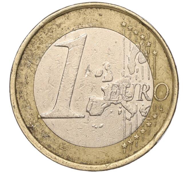 Монета 1 евро 2002 года J Германия (Артикул M2-66412)
