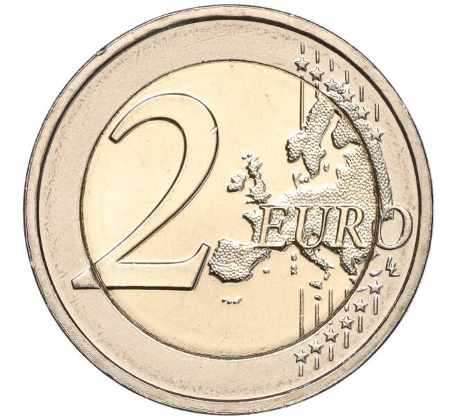 Монета 2 евро 2022 года Бельгия «35 лет программе Эразмус» (Артикул: M2-66425) — Фото №2