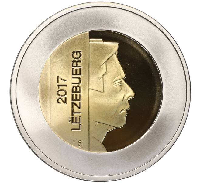 Монета 5 евро 2017 года Люксембург «Флора и фауна Люксембурга — Обыкновенная квакша» (в буклете) (Артикул M2-66432)
