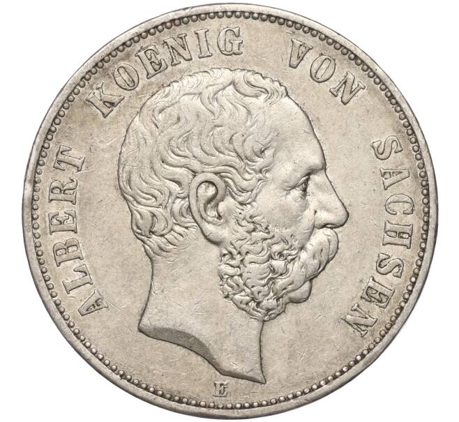 Монета 5 марок 1900 года Германия (Саксония) (Артикул: K11-97192) — Фото №1