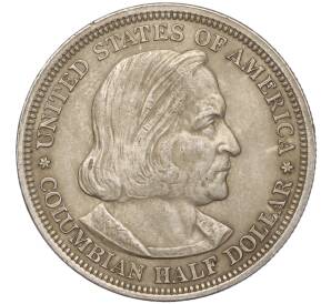 1/2 доллара (50 центов) 1893 года США «Колумбийская выставка в Чикаго» — Фото №2