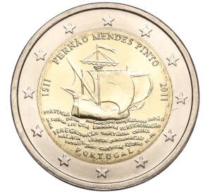 2 евро 2011 года Португалия «500 лет со дня рождения Фернана Мендеса Пинто» — Фото №1
