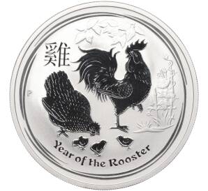 1 доллар 2017 года Австралия «Китайский гороскоп — Год петуха» — Фото №1