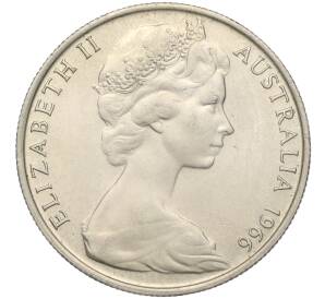 50 пенсов 1966 года Австралия — Фото №2