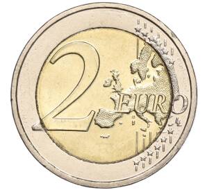 2 евро 2012 года Нидерланды «10 лет евро наличными»