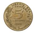 Монета 5 сантимов 1980 года (Артикул: M2-3891) — Фото №1