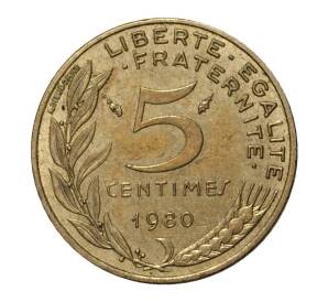 5 сантимов 1980 года — Фото №1