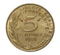 Монета 5 сантимов 1988 года (Артикул: M2-3895) — Фото №1