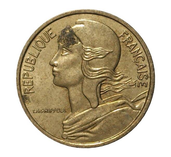 Монета 5 сантимов 1988 года (Артикул: M2-3895) — Фото №2